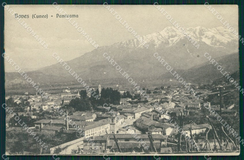Cuneo Boves Panorama cartolina MT6359 – fronte