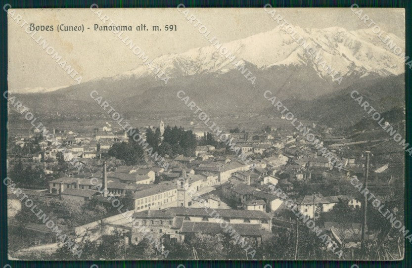 Cuneo Boves Panorama cartolina MT6360 – fronte
