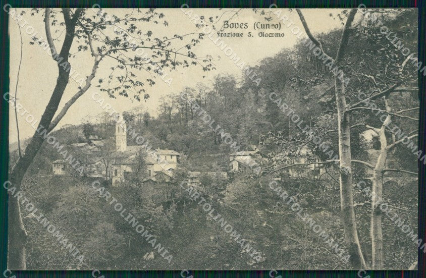 Cuneo Boves Frazione San Giacomo SCOLLATA cartolina MT6364 – fronte