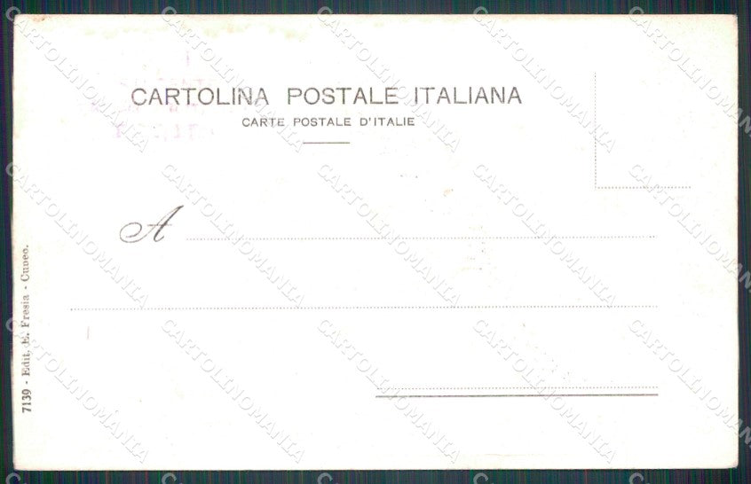 Cuneo Peveragno Monumento Vittorio Bersezio cartolina MT6368 – retro