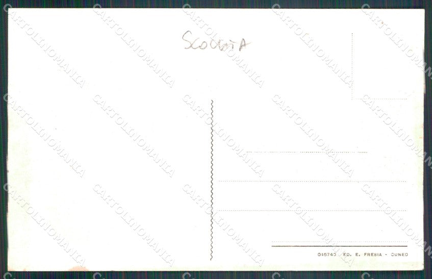 Cuneo Chiusa Pesio San Bartolomeo SCOLLATA cartolina MT6370 – retro