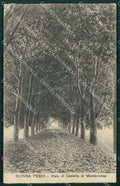 Cuneo Chiusa Pesio Viale al Castello Mombrisone PIEGATA cartolina MT6376 – fronte