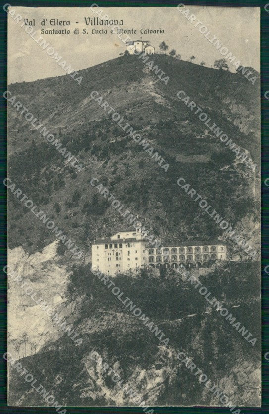 Cuneo Villanova Mondovì Santuario di Santa Lucia cartolina MT6392 – fronte