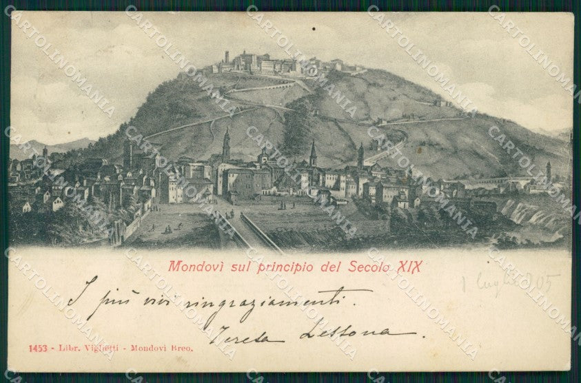 Cuneo Mondovì cartolina MT6395 – fronte