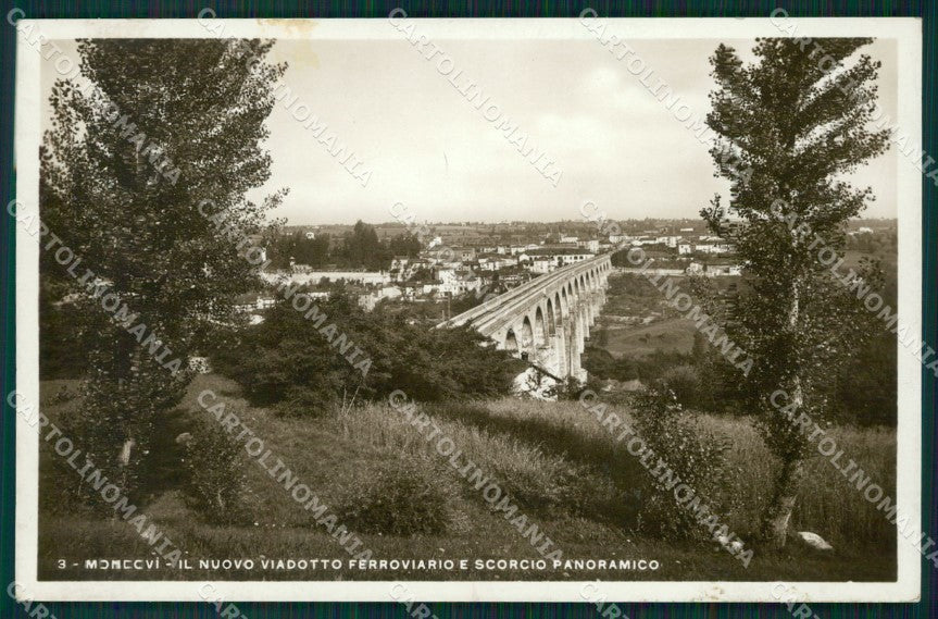 Cuneo Mondovì Nuovo Viadotto Ferroviario Foto cartolina MT6396 – fronte