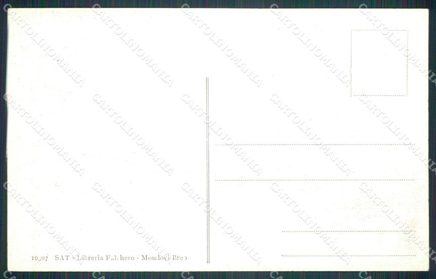 Cuneo Mondovì Piazza Carassone cartolina MT6403 – retro