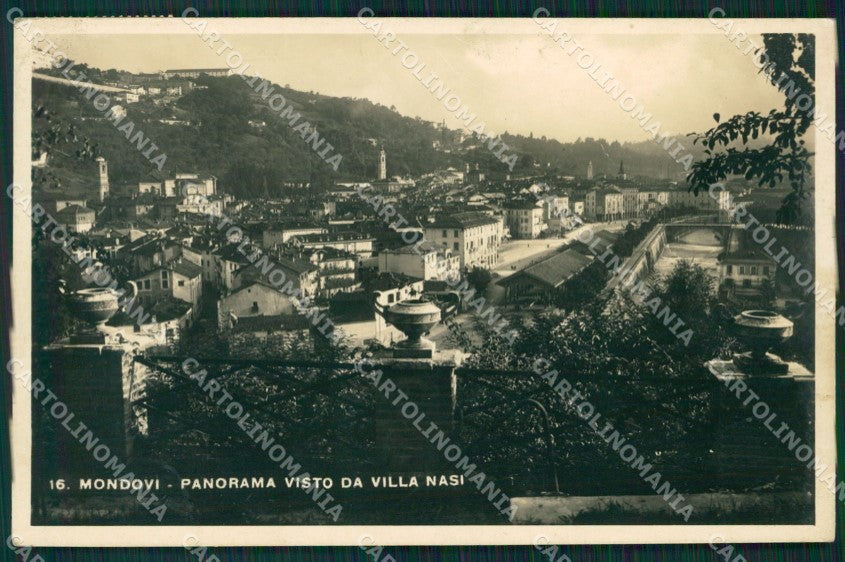 Cuneo Mondovì Villa Nasi Foto cartolina MT6404 – fronte