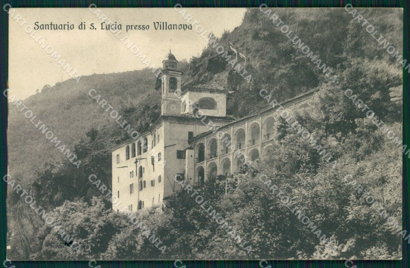 Cuneo Villanova Mondovì Santuario di Santa Lucia FORO cartolina MT6410 – fronte