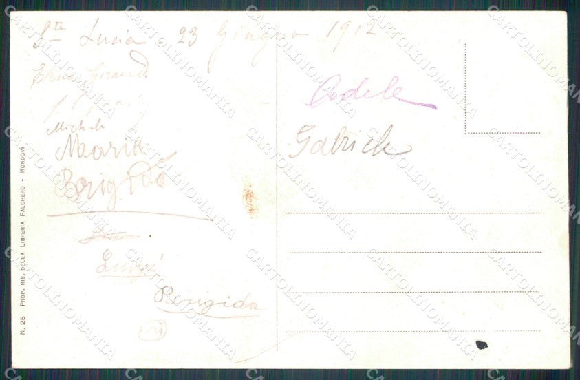 Cuneo Villanova Mondovì Santuario di Santa Lucia FORO cartolina MT6410 – retro