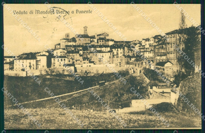 Cuneo Mondovì Panorama Ponente cartolina MT6411 – fronte