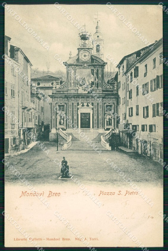Cuneo Mondovì Breo ABRASA cartolina MT6418 – fronte