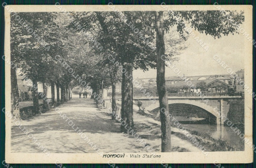 Cuneo Mondovì Viale Stazione cartolina MT6431 – fronte