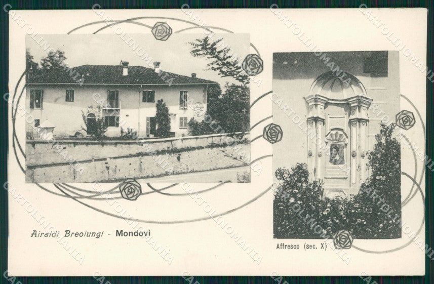 Cuneo Mondovì Airaldi Breolungi cartolina MT6435 – fronte