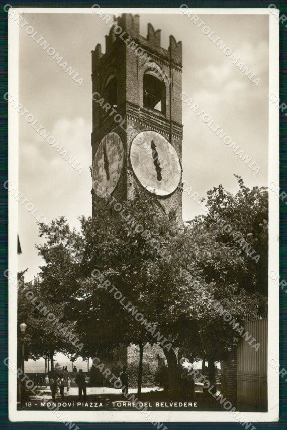 Cuneo Mondovì Torre del Belvedere Foto cartolina MT6438 – fronte