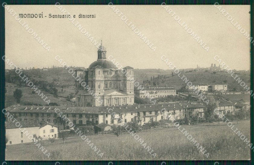 Cuneo Mondovì Vicoforte Santuario di cartolina MT6444 – fronte