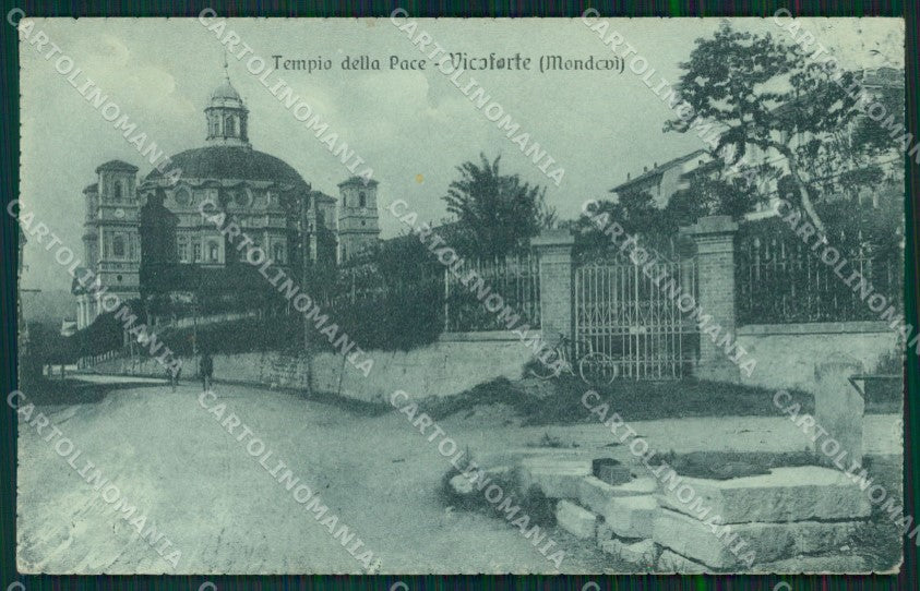 Cuneo Mondovì Vicoforte Santuario di SCOLLATA cartolina MT6446 – fronte