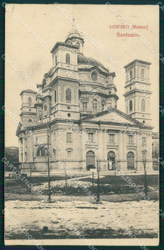 Cuneo Mondovì Vicoforte Santuario di cartolina MT6449 – fronte