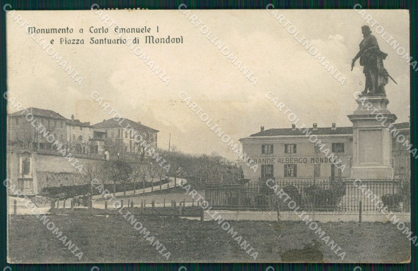 Cuneo Mondovì Monumento Carlo Emanuele I cartolina MT6454 – fronte