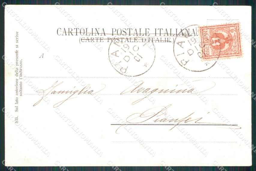 Cuneo Mondovì Castello di Val Casotto cartolina MT6471 – retro