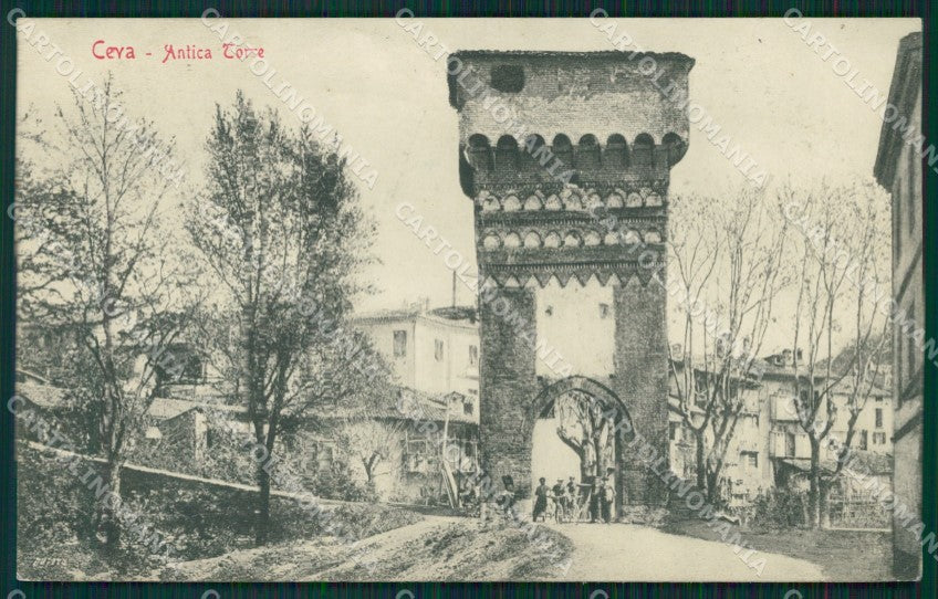 Cuneo Ceva Antica Torre cartolina MT6475 – fronte