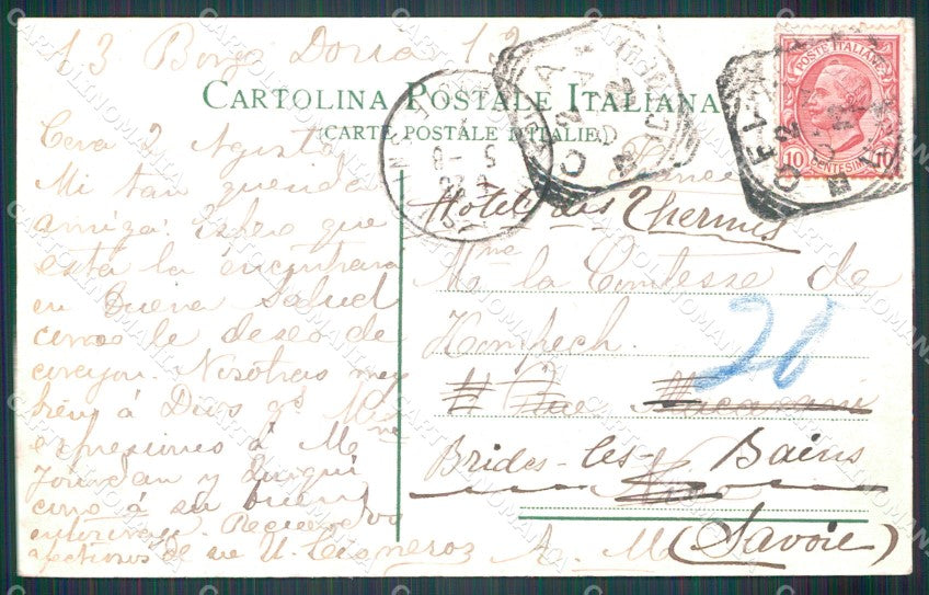 Cuneo Ceva Antica Torre cartolina MT6475 – retro