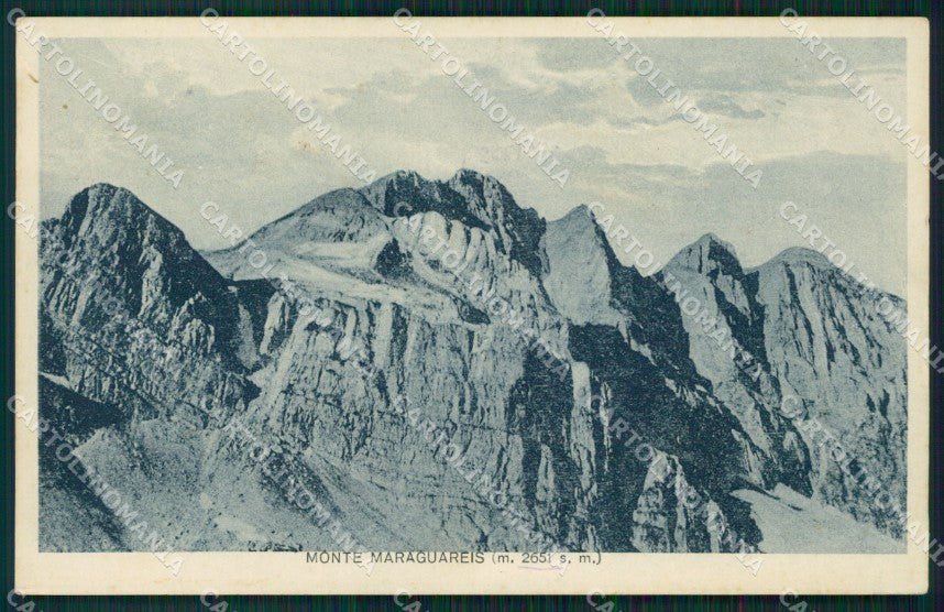 Cuneo Mondovì CAI Monte Maraguareis cartolina MT6479 – fronte