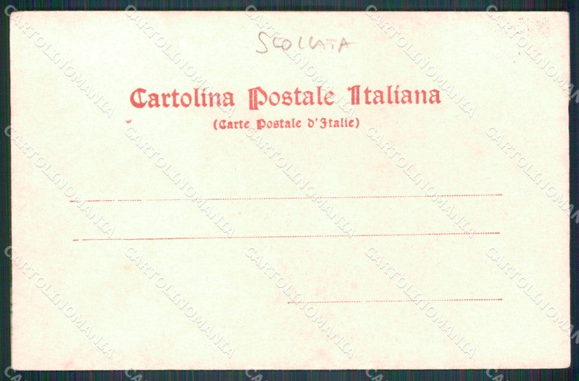 Cuneo Alba Ponte sul Tanaro Treno SCOLLATA cartolina MT6483 – retro
