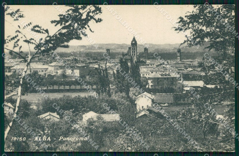 Cuneo Alba Panorama cartolina MT6486 – fronte
