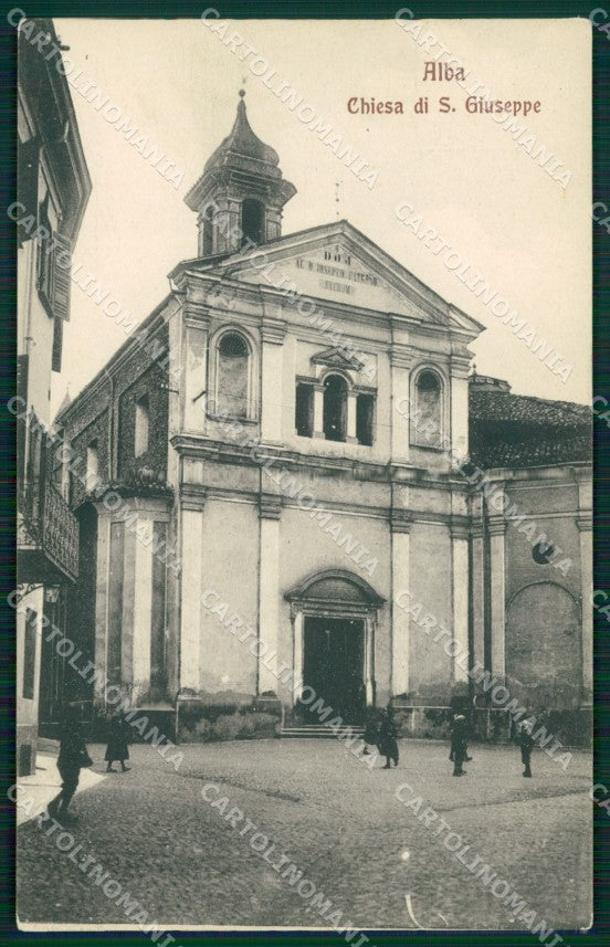 Cuneo Alba Chiesa di San Giuseppe cartolina MT6489 – fronte