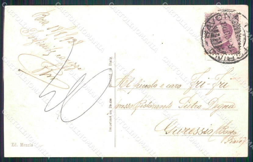 Cuneo Bra Panorama Foto cartolina MT6493 – retro