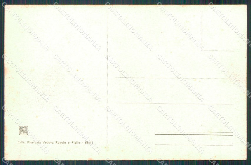 Cuneo Bra Piazza Carlo Alberto cartolina MT6495 – retro