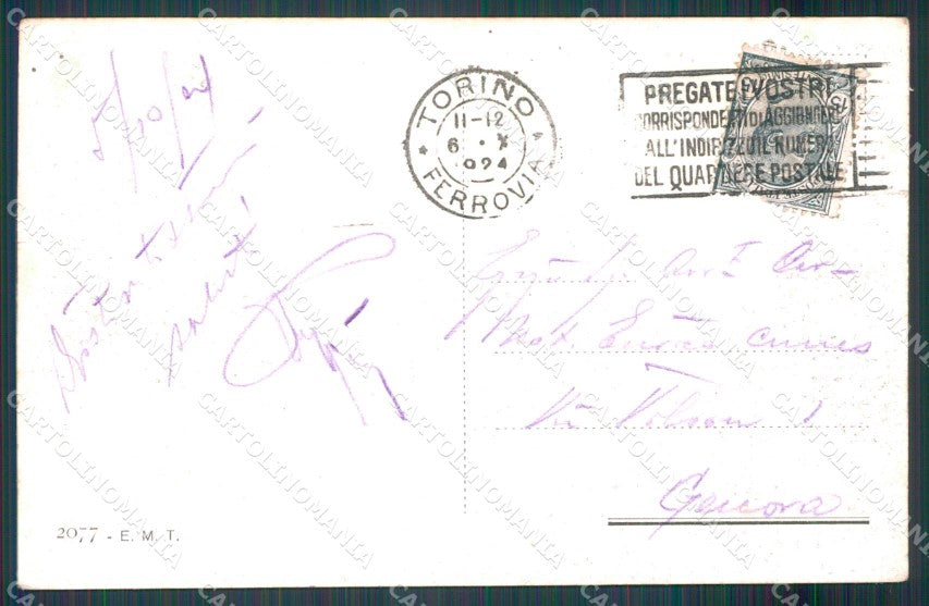 Cuneo Bra Corso Cottolengo cartolina MT6497 – retro