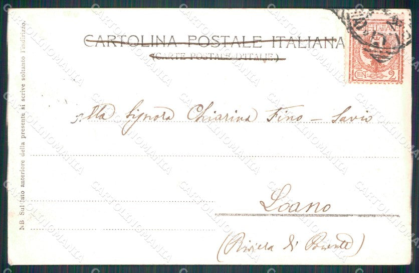 Cuneo Canelli cartolina MT6504 – retro