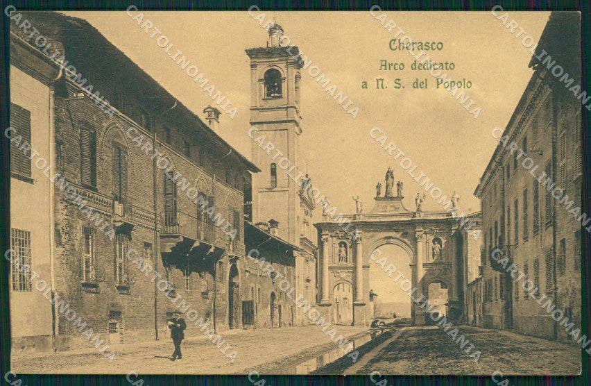 Cuneo Cherasco Arco cartolina MT6511 – fronte