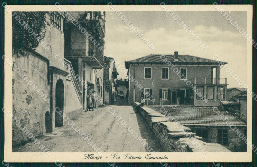 Cuneo Mango Via Vittorio Emanuele cartolina MT6515 – fronte