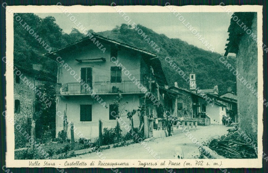 Cuneo Roccasparvera Valle Stura Castelletto di cartolina MT6530 – fronte