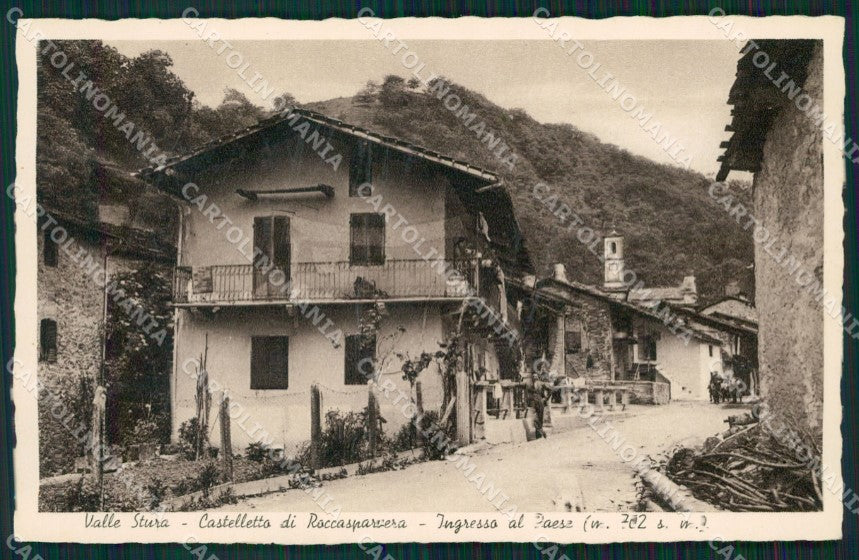 Cuneo Roccasparvera Valle Stura Castelletto di cartolina MT6531 – fronte