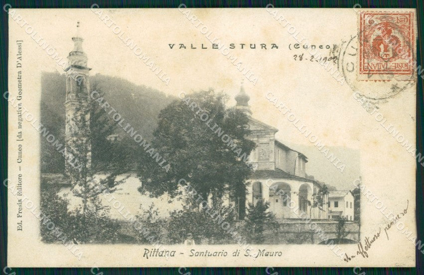 Cuneo Rittana cartolina MT6532 – fronte