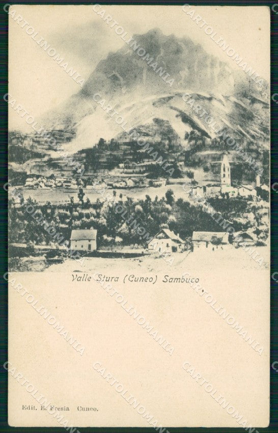 Cuneo Sambuco Valle Stura cartolina MT6533 – fronte