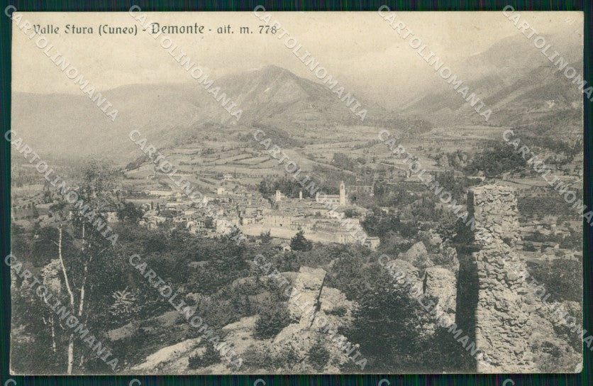 Cuneo Demonte Valle Stura cartolina MT6535 – fronte