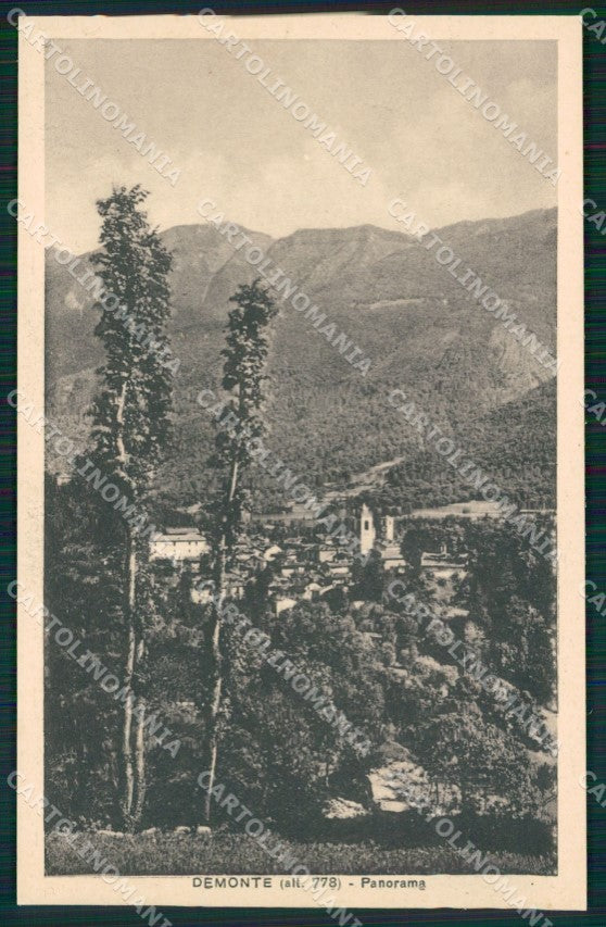 Cuneo Demonte Valle Stura Panorama cartolina MT6536 – fronte