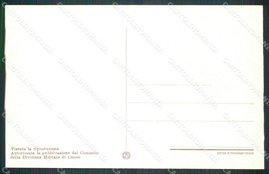 Cuneo Demonte Valle Stura Panorama cartolina MT6536 – retro