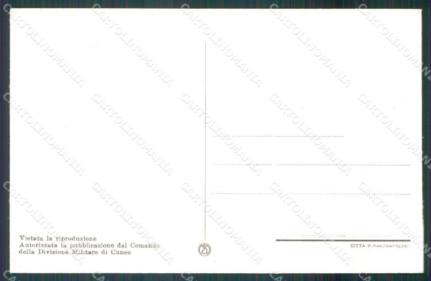Cuneo Demonte Valle Stura Via Umberto I cartolina MT6546 – retro