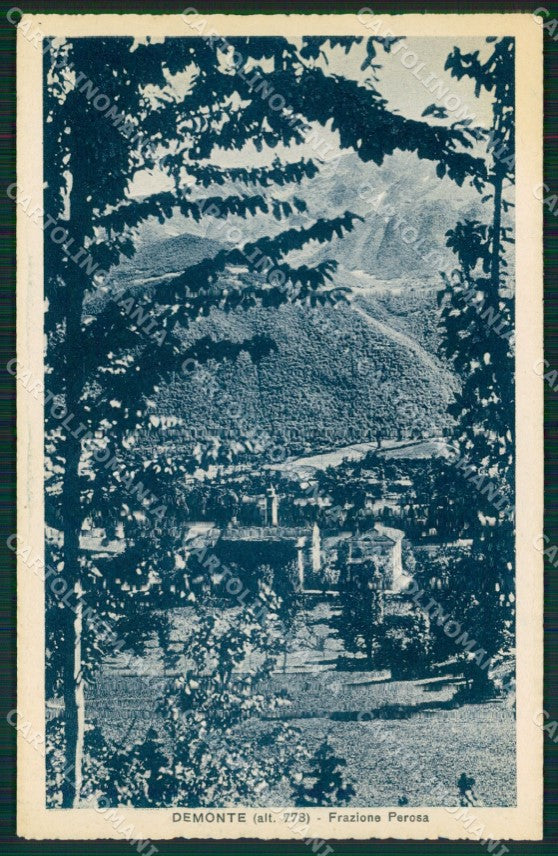 Cuneo Demonte Valle Stura Frazione Perosa cartolina MT6548 – fronte