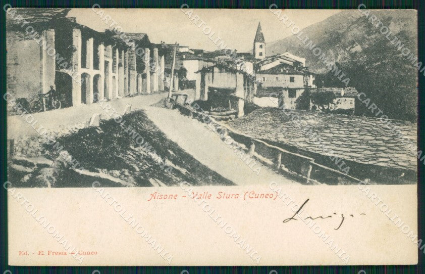 Cuneo Aisone cartolina MT6549 – fronte