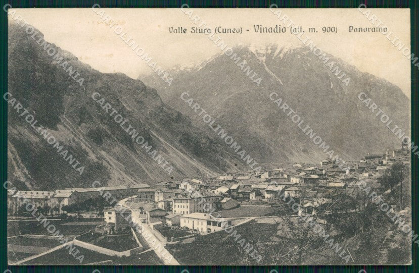 Cuneo Vinadio Panorama cartolina MT6552 – fronte
