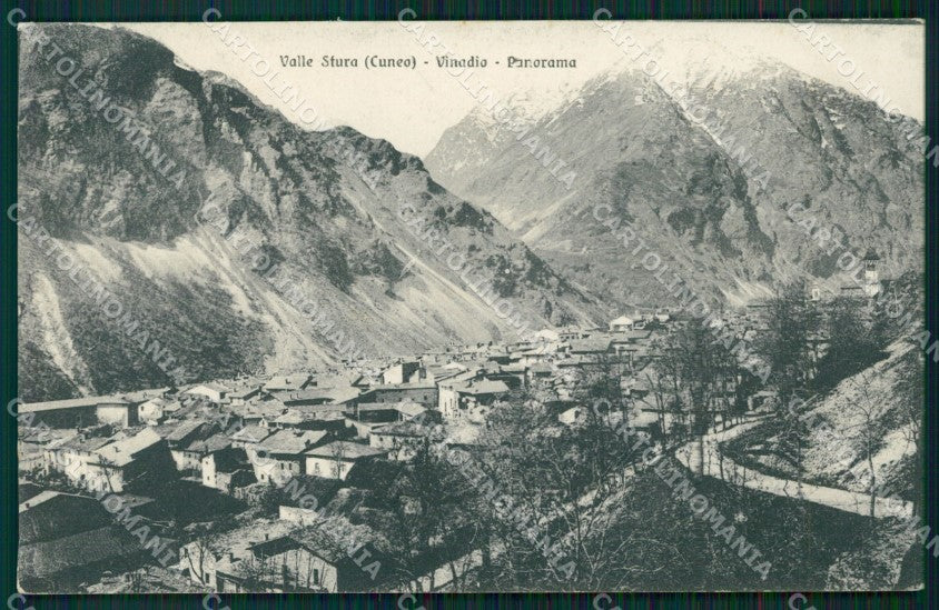 Cuneo Vinadio Panorama cartolina MT6554 – fronte