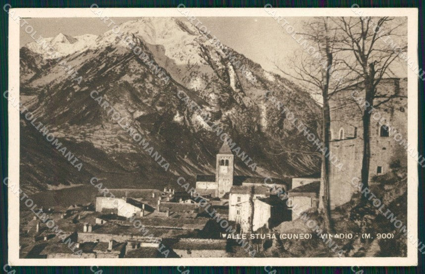 Cuneo Vinadio Panorama cartolina MT6555 – fronte