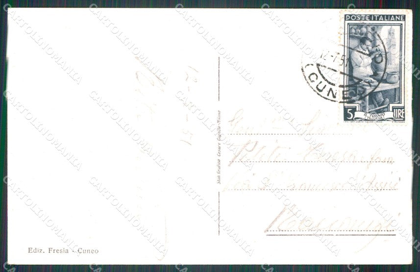 Cuneo Vinadio Panorama cartolina MT6555 – retro