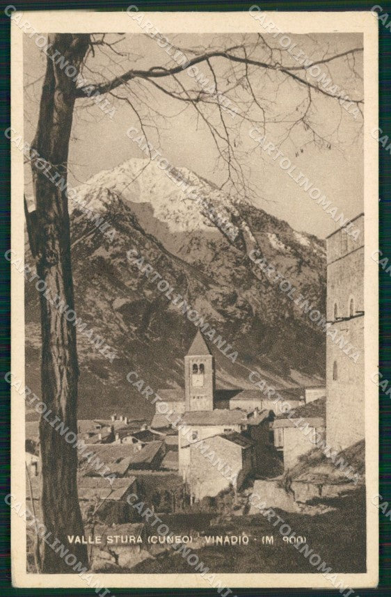Cuneo Vinadio Panorama cartolina MT6556 – fronte